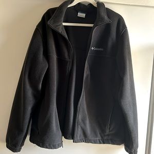 Columbia black Fleece Jacket XL